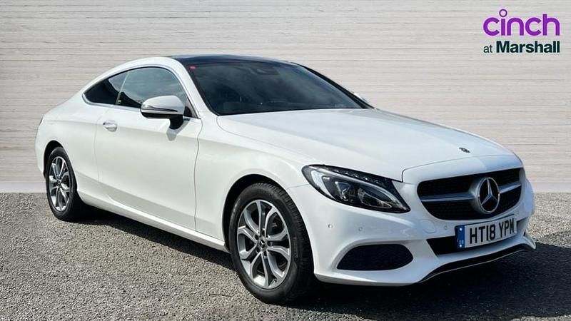Used Mercedes C250 Premium Plus 204 HP (150 kW) 2018 White Coupe