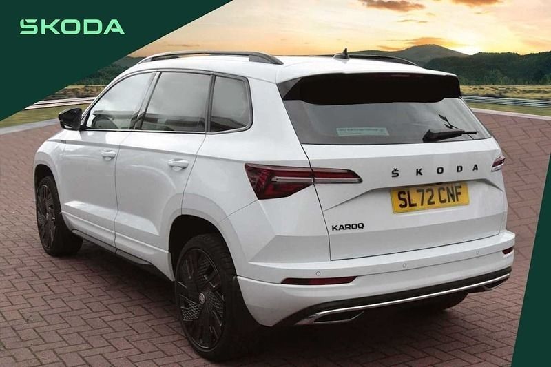 Used Skoda Karoq SportLine 150 HP (110 kW) 2022 White SUV