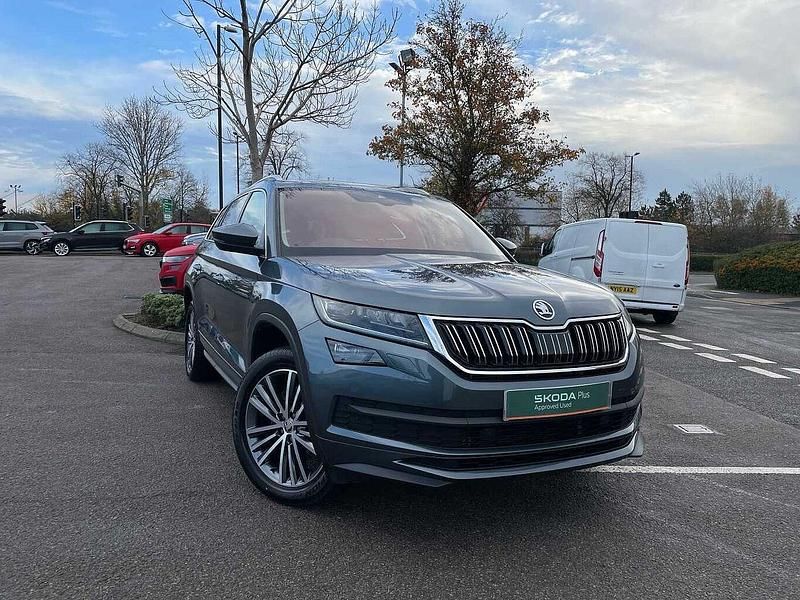 Quartz grey metallic Used 2021 Skoda Kodiaq LAURIN & KLEMENT SUV | £26,790 (Fair price) - Image 1/4