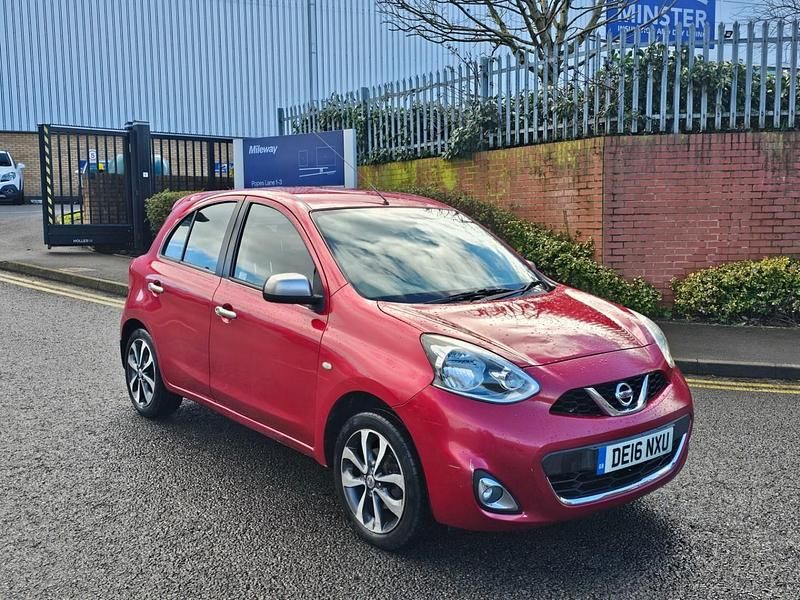 Used Nissan Micra N-TEC 2016 Red Hatchback