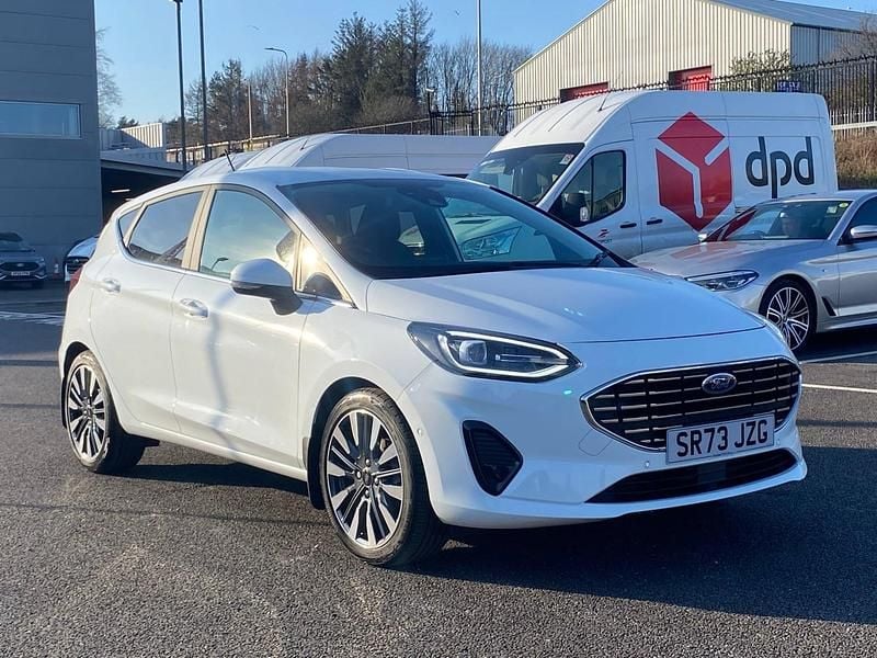 Used Ford Fiesta Titanium X 125 HP (91 kW) 2024 White Hatchback