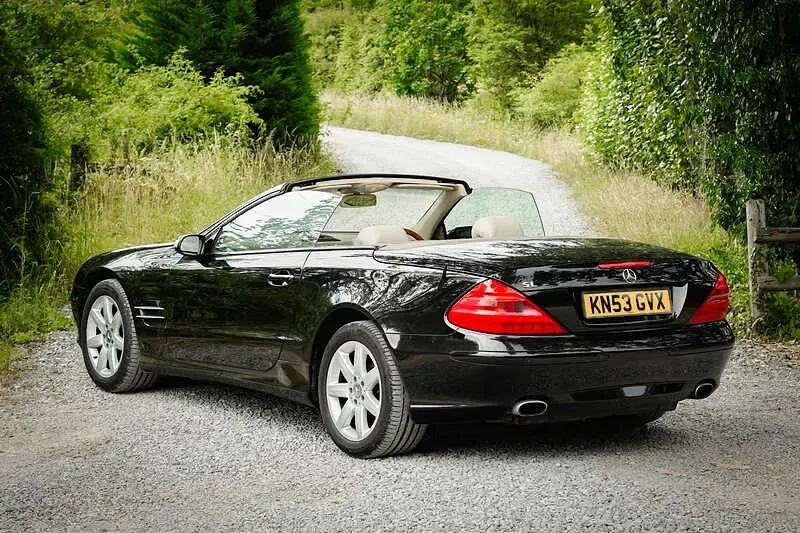 Used Mercedes SL350 2004 Black Cabriolet