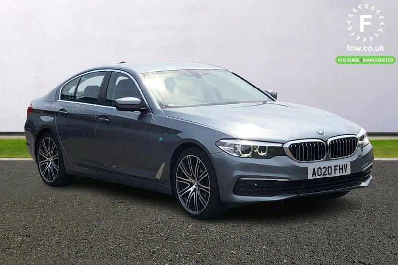 Blue Used 2020 BMW 520 Comfort Edition Sedan | £19,099 (Fair price) - Image 1/3
