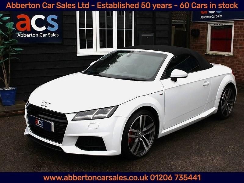 Used Audi TT S-Line 184 HP (135 kW) 2015 White Coupe