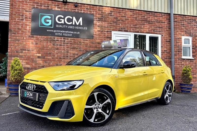 Yellow Used 2018 Audi A1 Sportback S-Line Hatchback | £12,992 (Fair price) - Image 1/1