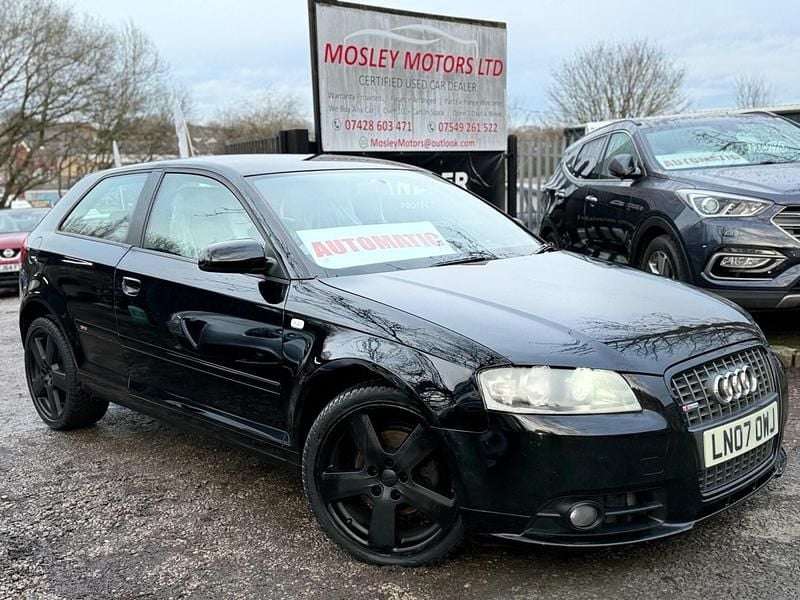 Black Used 2007 Audi A3 Sport Hatchback | £2,490 (Good price) - Image 1/4