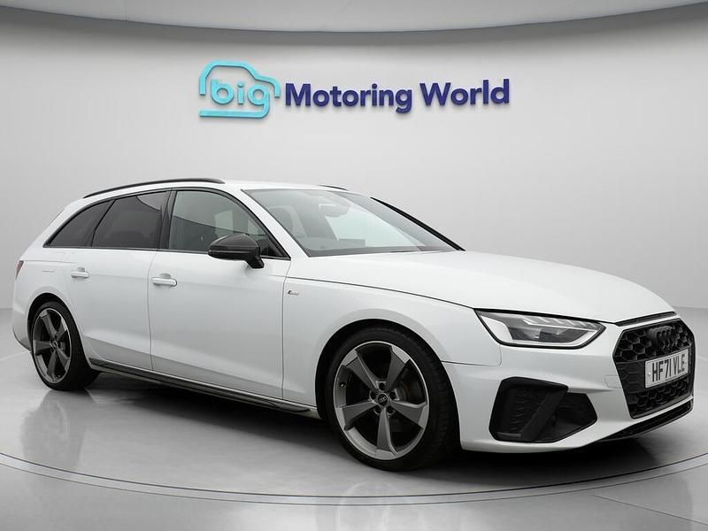 White Used 2021 Audi A4 Black Edition Estate | £17,300 (Fair price) - Image 1/4