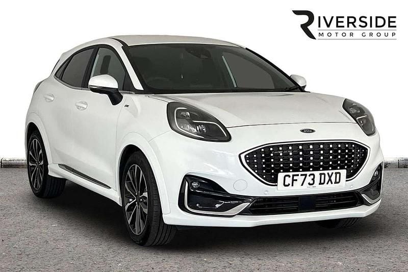White Used 2023 Ford Puma ST-Line SUV | £21,490 (A bit pricey) - Image 1/4