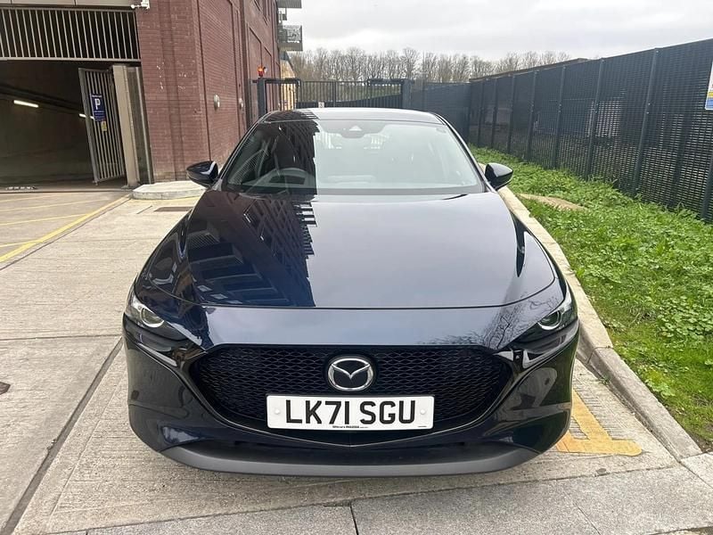 Used Mazda 3 2021 Blue Hatchback
