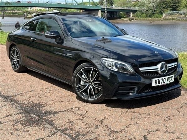 Black Used 2021 Mercedes C43 AMG Premium Plus Coupe | £34,999 (Fair price) - Image 1/1