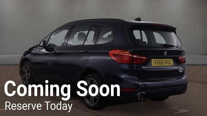 Used BMW 216 Sport Line 116 HP (85 kW) 2018 Blue MPV