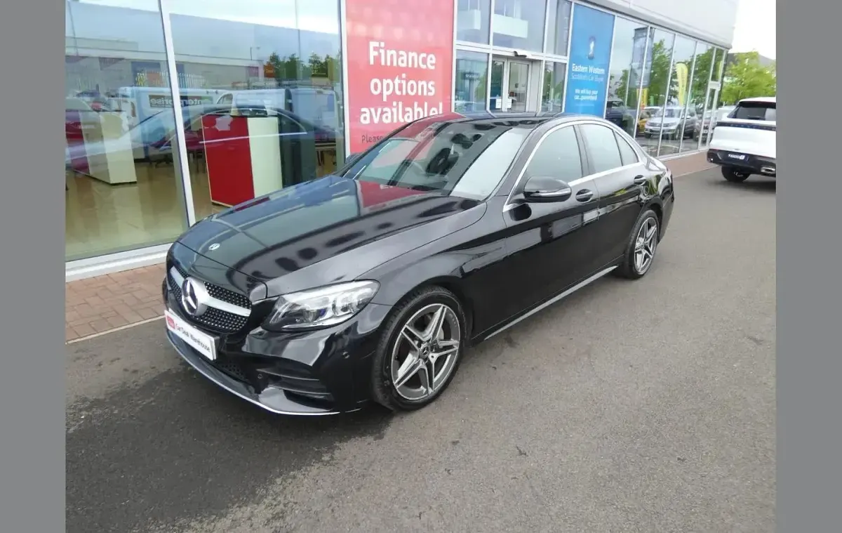 Used Mercedes C200 AMG Line Premium 180 HP (132 kW) 2019 Black Sedan
