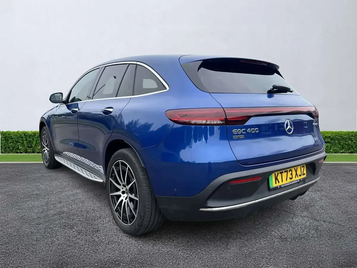 Used Mercedes EQC400 AMG line 300 kW (408 HP) 2023 Blue SUV