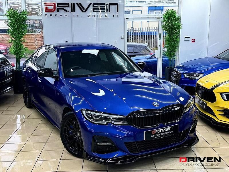 Blue Used 2020 BMW 330 M Sport Sedan | £26,995 (Expensive) - Image 1/4