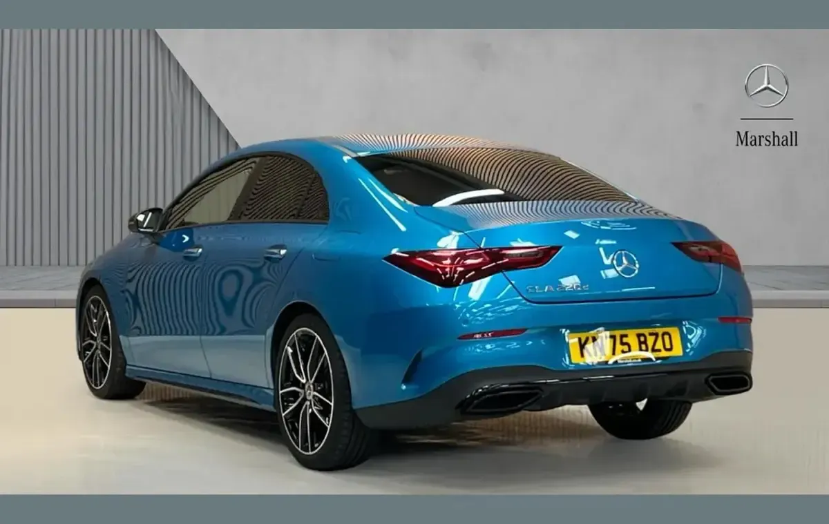 Used Mercedes CLA220 AMG Line Premium 190 HP (139 kW) 2025 Blue Sedan