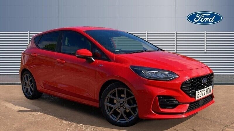 Red Used 2021 Ford Fiesta ST-Line Hatchback | £12,546 (Fair price) - Image 1/4