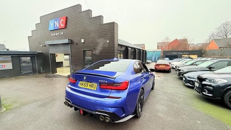Blue Used 2019 BMW 330e M Sport Sedan | £19,291 (Fair price) - Image 1/4