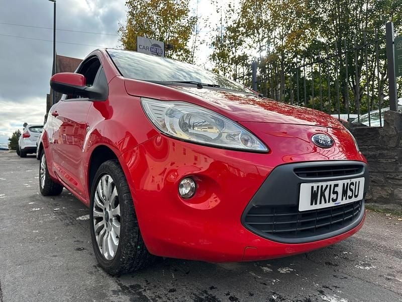 Red Used 2015 Ford Ka Zetec Hatchback | £2,995 (Good price) - Image 1/4