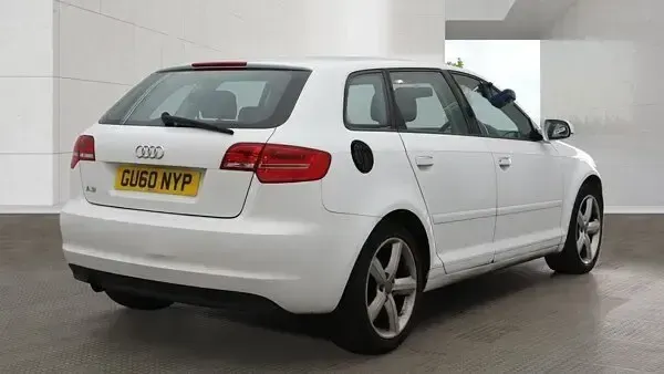 Used Audi A3 102 HP (75 kW) 2010 White Hatchback