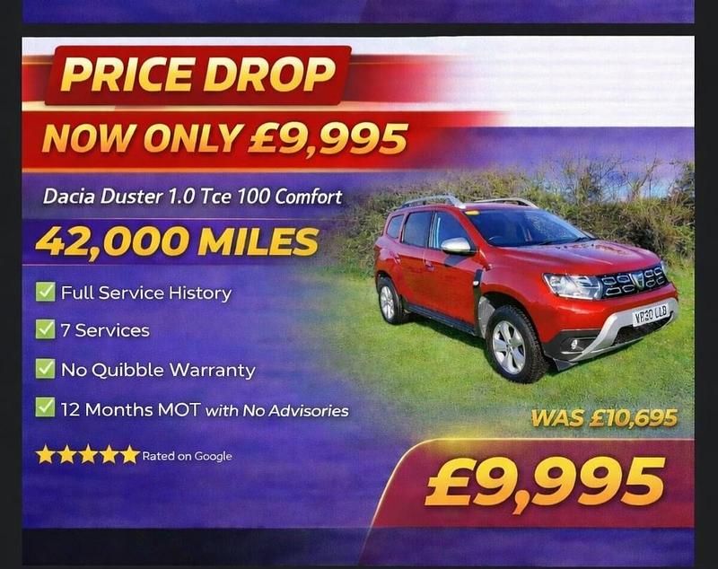 Used Dacia Duster Comfort 100 HP (73 kW) 2020 Red SUV