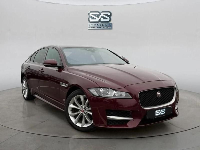 Red Used 2017 Jaguar XF R-Sport Sedan | £11,790 (Fair price) - Image 1/3