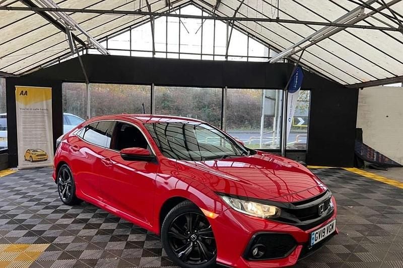 Red Used 2019 Honda Civic SR Hatchback | £12,195 (Good price) - Image 1/2