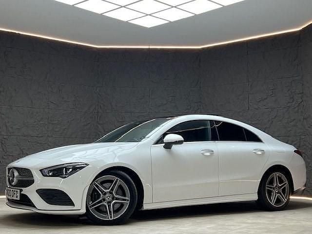 Used Mercedes CLA220 AMG Line Premium Plus 190 HP (139 kW) 2020 White Sedan