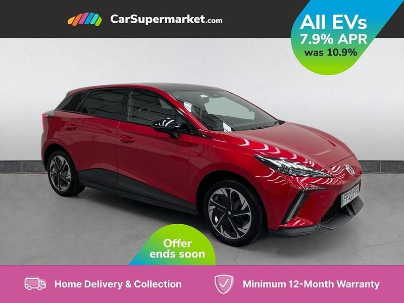Red Used 2023 MG MG4 EV Trophy Hatchback | £16,997 (Fair price) - Image 1/3