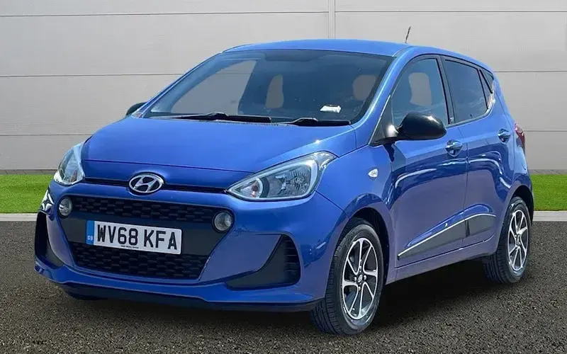 Used Hyundai i10 GO! 67 HP (49 kW) 2018 Blue Hatchback