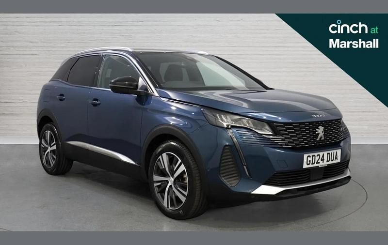 Blue Used 2024 Peugeot 3008 Allure SUV | £20,150 (Fair price) - Image 1/4