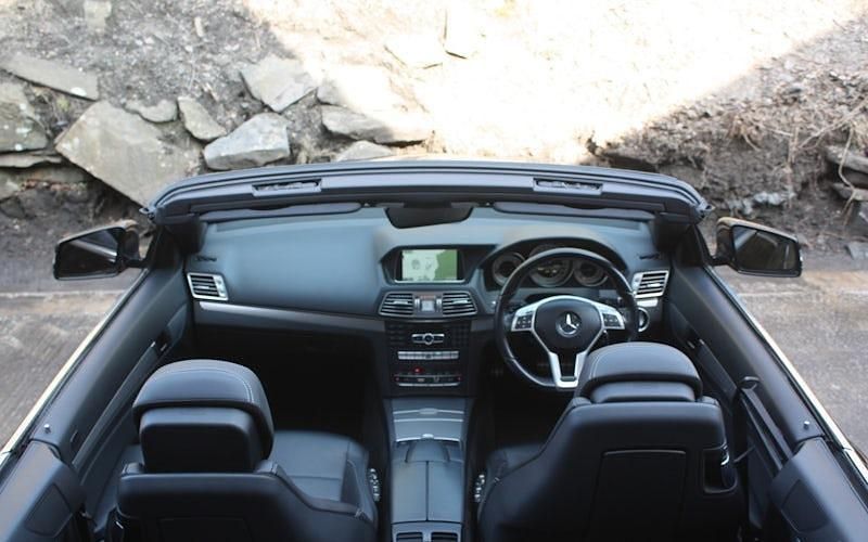 Used Mercedes E220 AMG 170 HP (125 kW) 2013 Black Cabriolet