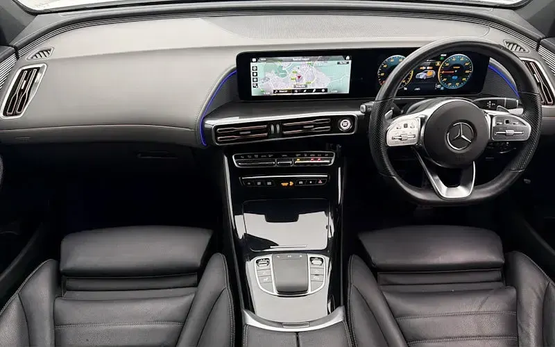 Used Mercedes EQC400 AMG line 300 kW (408 HP) 2021 White SUV