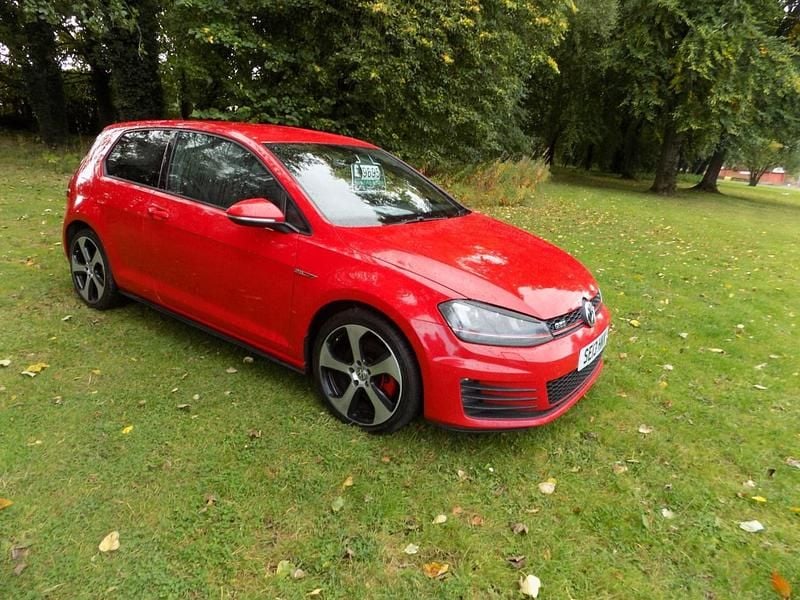 Red Used 2013 VW Golf VII GTI Hatchback | £9,995 (Good price) - Image 1/4