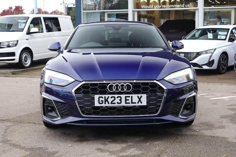 Blue Used 2023 Audi A5 Sportback S-Line Hatchback | £24,250 (Good price) - Image 1/4