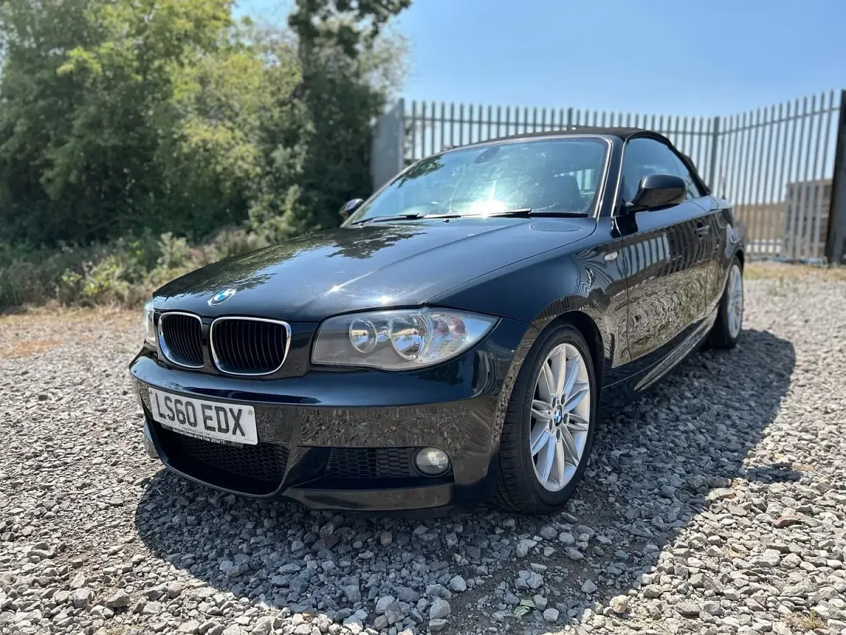 Used BMW 118 Cabriolet M Sport 2010 Black Cabriolet