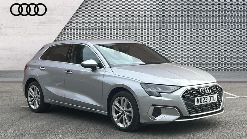 Used Audi A3 Sport 150 HP (110 kW) 2023 Silver Sedan