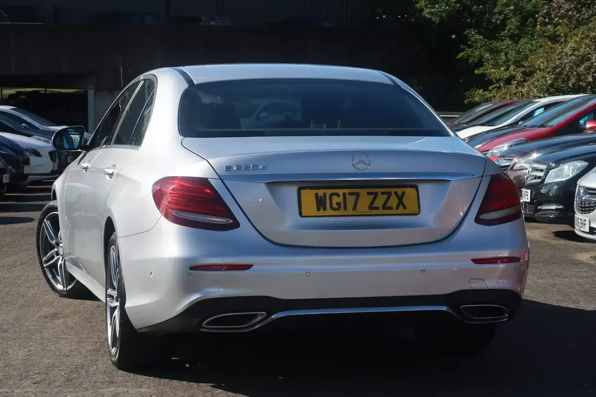 Used Mercedes E220 AMG line 2017 Silver Sedan