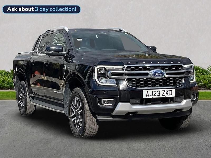 Black Used 2023 Ford Ranger Platinum Pickup | £41,000 (Fair price) - Image 1/4