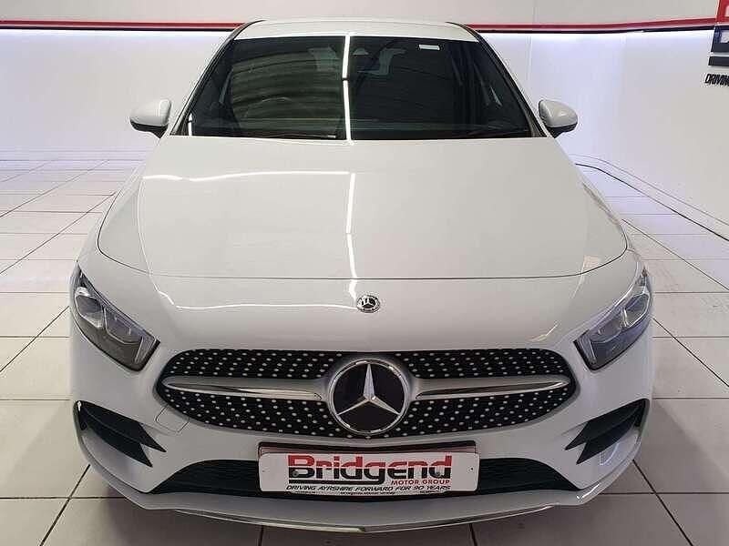 Used Mercedes A250 AMG line 2020 White Hatchback