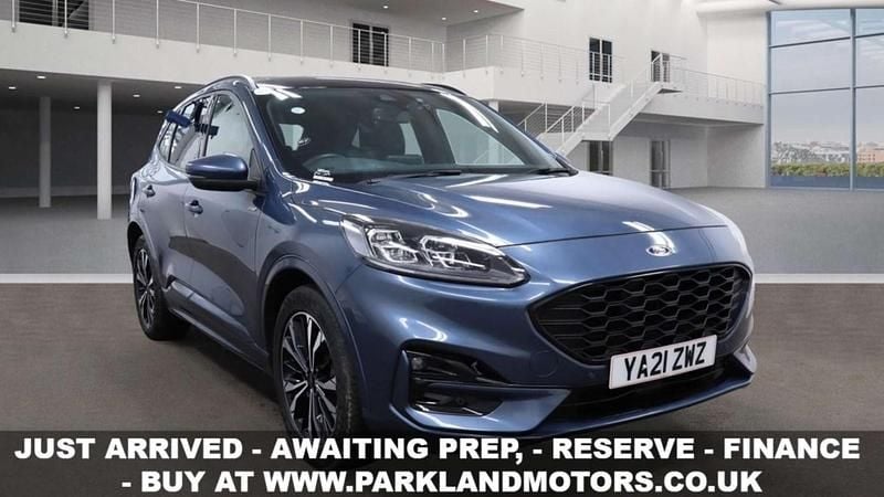 Blue Used 2021 Ford Kuga ST-Line X SUV | £18,995 (Fair price) - Image 1/3
