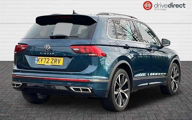 Used VW Tiguan R-line 150 HP (110 kW) 2022 Blue SUV