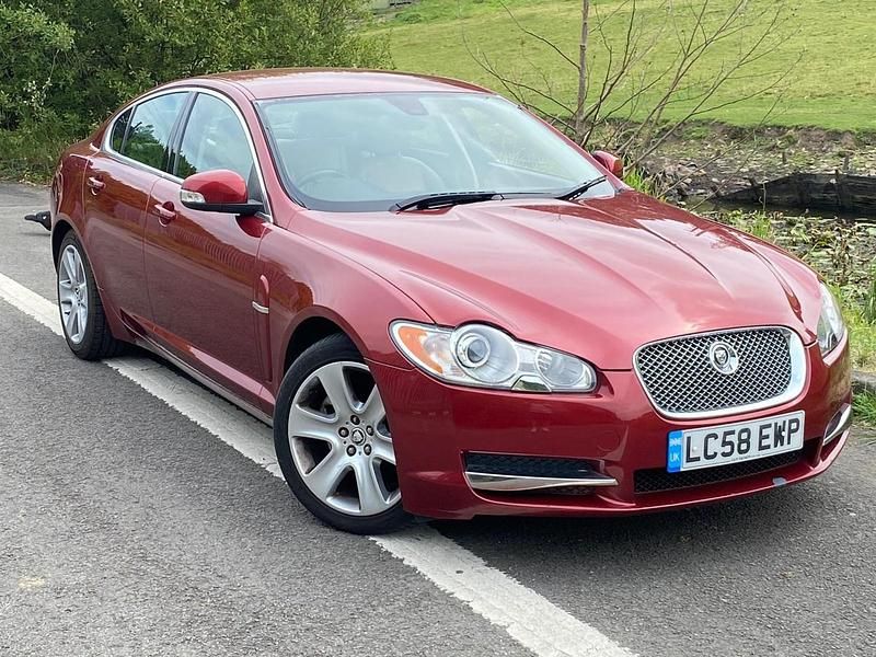 Red Used 2009 Jaguar XF Premium Luxury Sedan | £2,495 (Super price) - Image 1/4