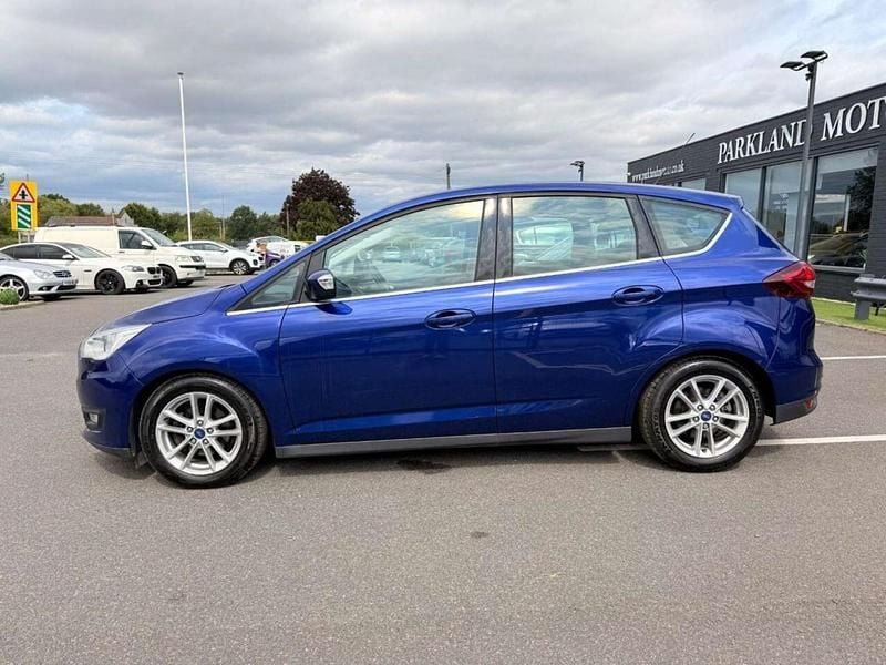 Used Ford C-MAX Zetec 120 HP (88 kW) 2016 Blue MPV