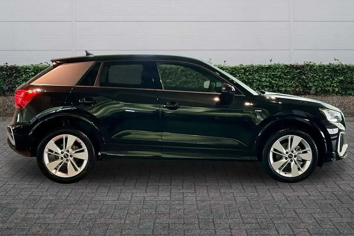 New Audi Q2 S-Line 2026 Mythos black metallic SUV