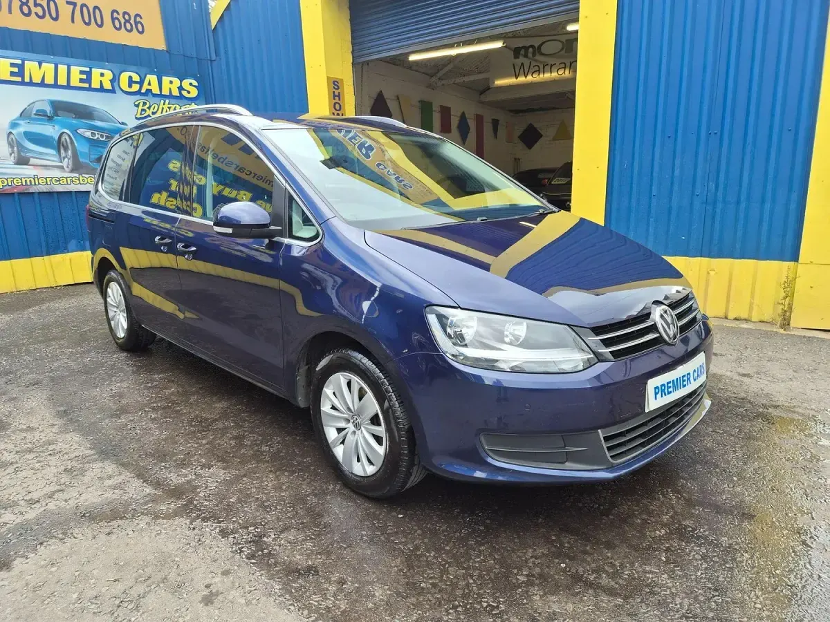 Used VW Sharan SE 150 HP (110 kW) 2019 Blue MPV