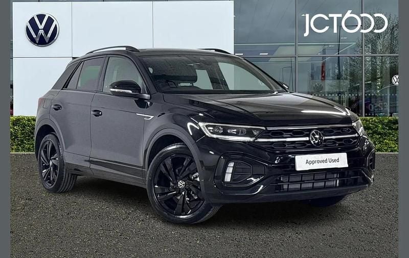 Black New 2025 VW T-Roc Black Edition SUV | £28,407 (Good price) - Image 1/4