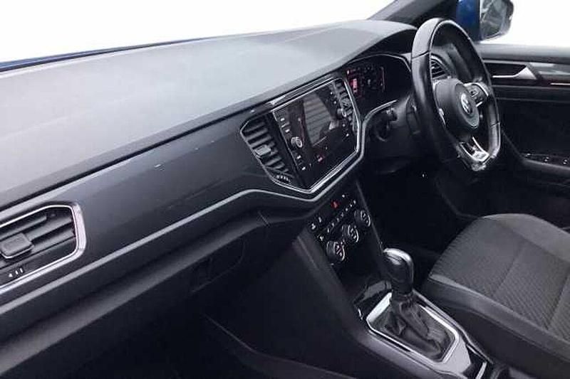 Used VW T-Roc R-line 150 HP (110 kW) 2021 Ravenna blue SUV