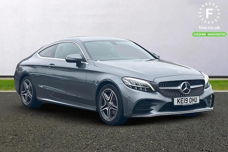Grey Used 2019 Mercedes C200 Active Coupe | £17,399 (Good price) - Image 1/3