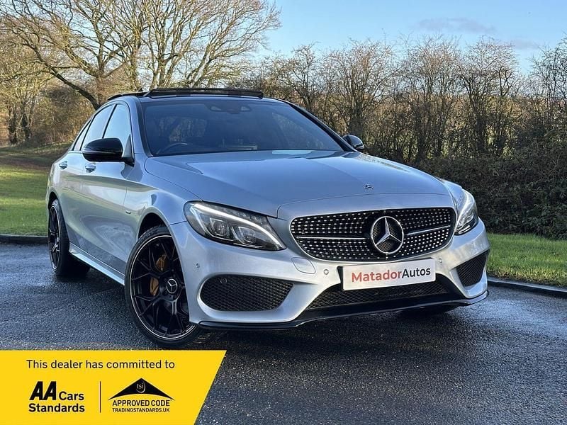 Silver Used 2017 Mercedes C350e AMG Line Premium Plus Sedan | £13,795 (Expensive) - Image 1/4