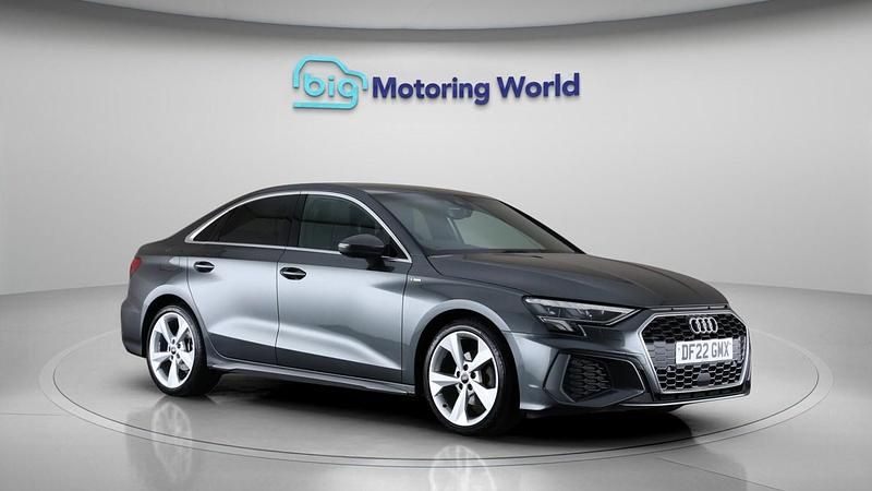 Grey Used 2022 Audi A3 S-Line Sedan | £21,400 (Fair price) - Image 1/4